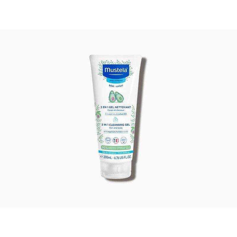 Mustela Bébé 2 en 1 Gel Nettoyant Cheveux et Corps 200 ml
