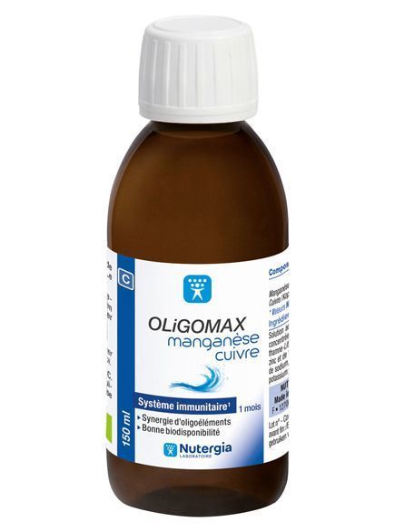 Nutergia Oligomax Manganèse Cuivre 150 ml