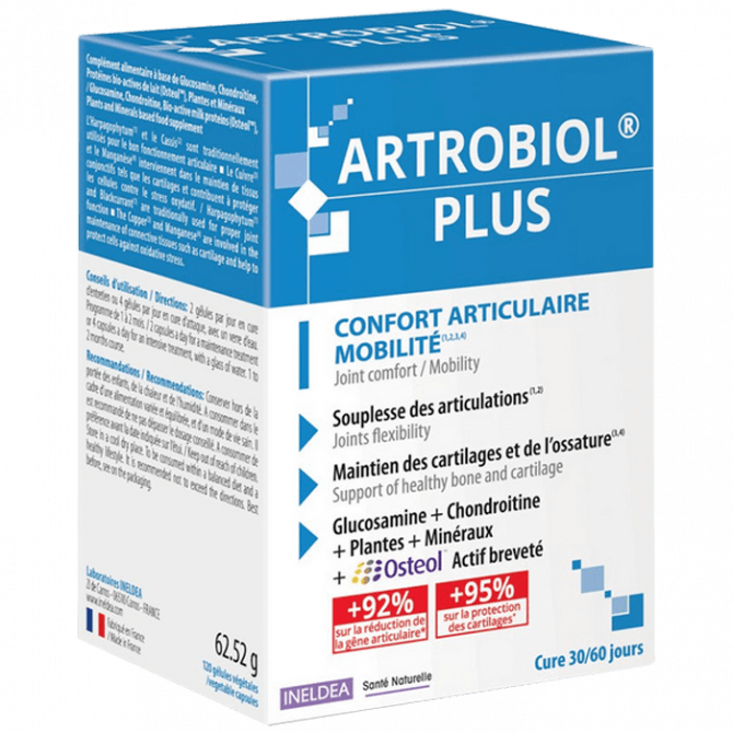 Ineldea Artrobiol Plus Confort Gélules x120