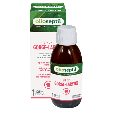 Oliosept Gorge et Larynx Sirop 125 ml