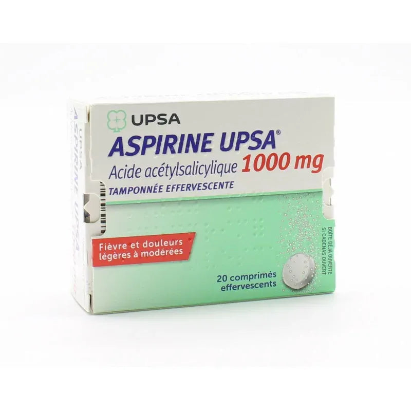 ASPIRINE 1 000MG UPSA CPR EFF 20