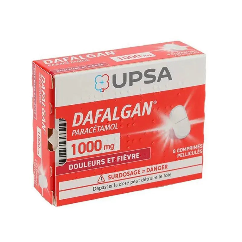 DAFALGAN 1 000MG CPR 8