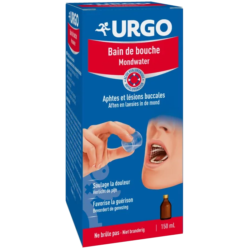 Urgo Bain de Bouche Aphtes et Lésions 150 ml