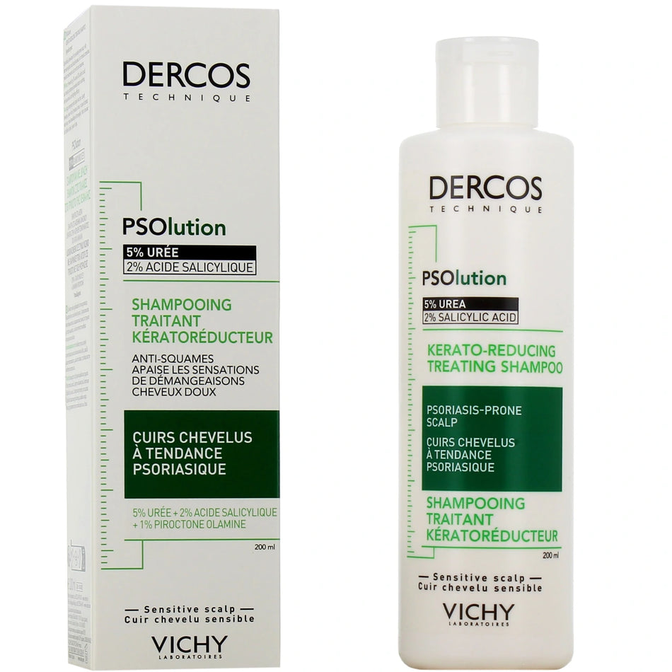 Vichy Dercos PSOlution Shampooing Traitant Kératoréducteur – 200 ml