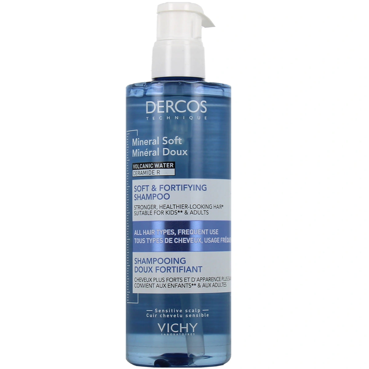 Vichy Dercos Shampooing Minéral Doux Fortifiant – 400 ml