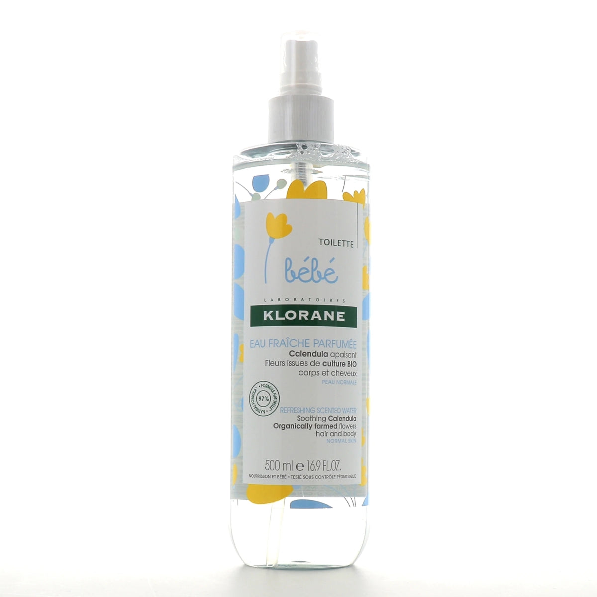 Klorane Bébé Eau Fraîche Parfumée – 500 ml