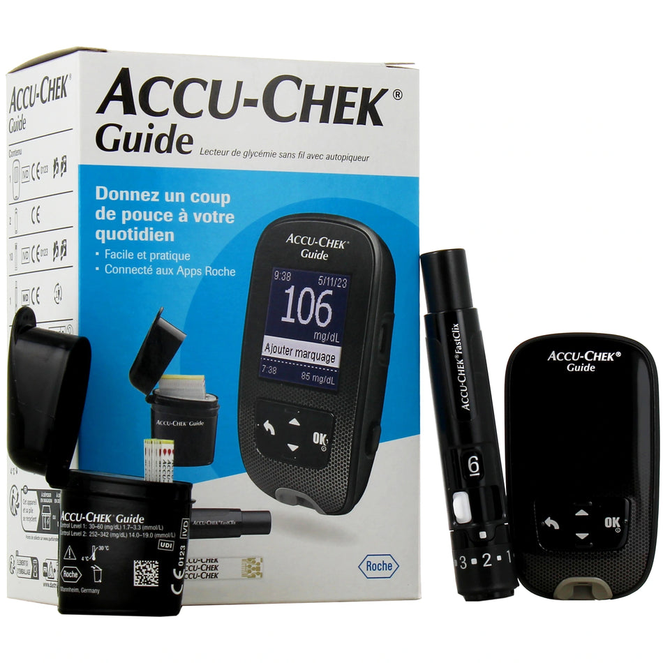 Accu-Chek Guide Kit Lecteur de Glycémie mg/dL