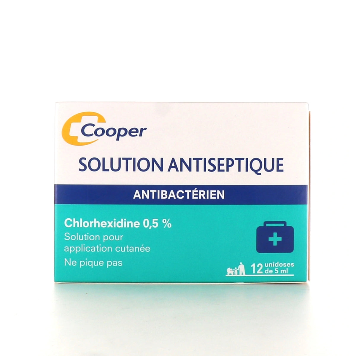Chlorhexidine 0,5 % Cooper Solution Antiseptique – 12 Unidoses