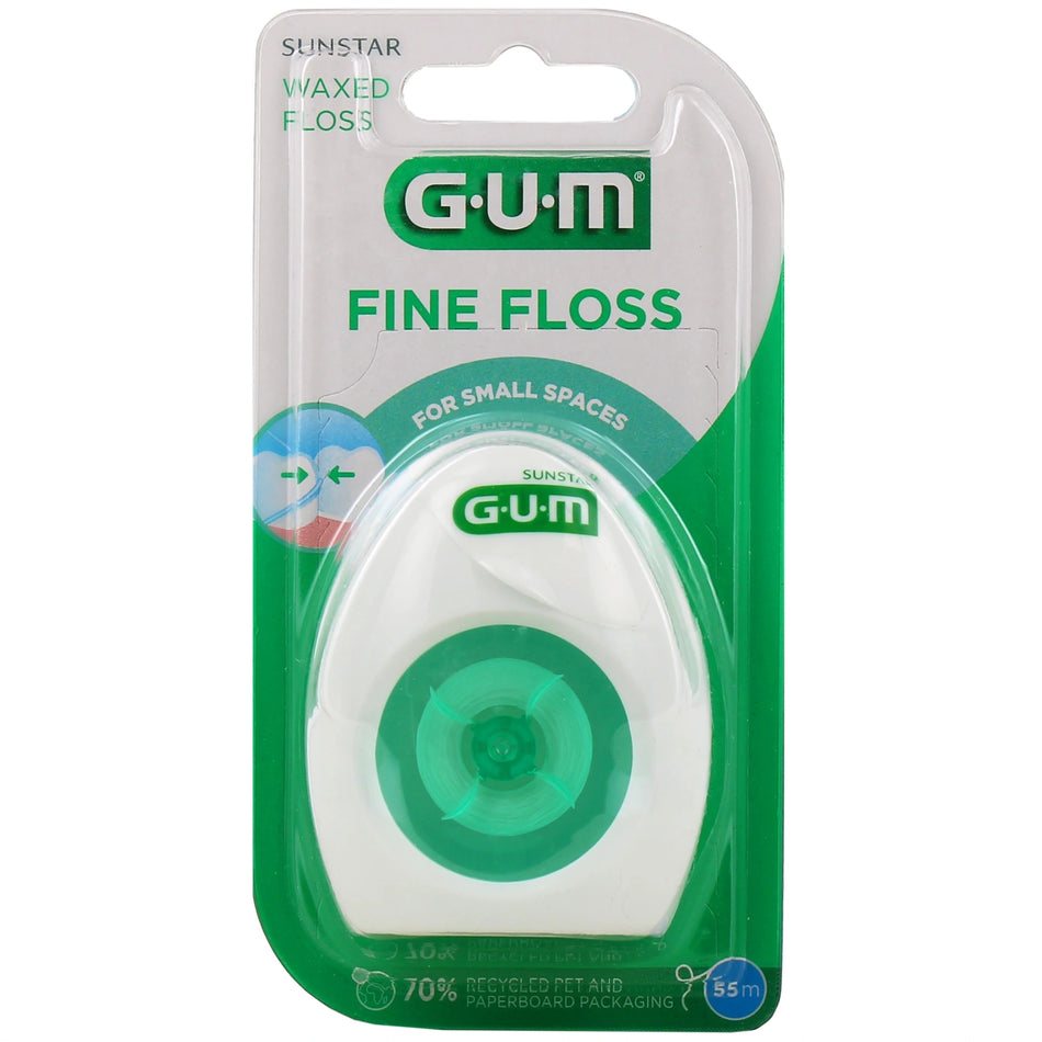 GUM Fil Dentaire Ciré 1555 – 54,8 m