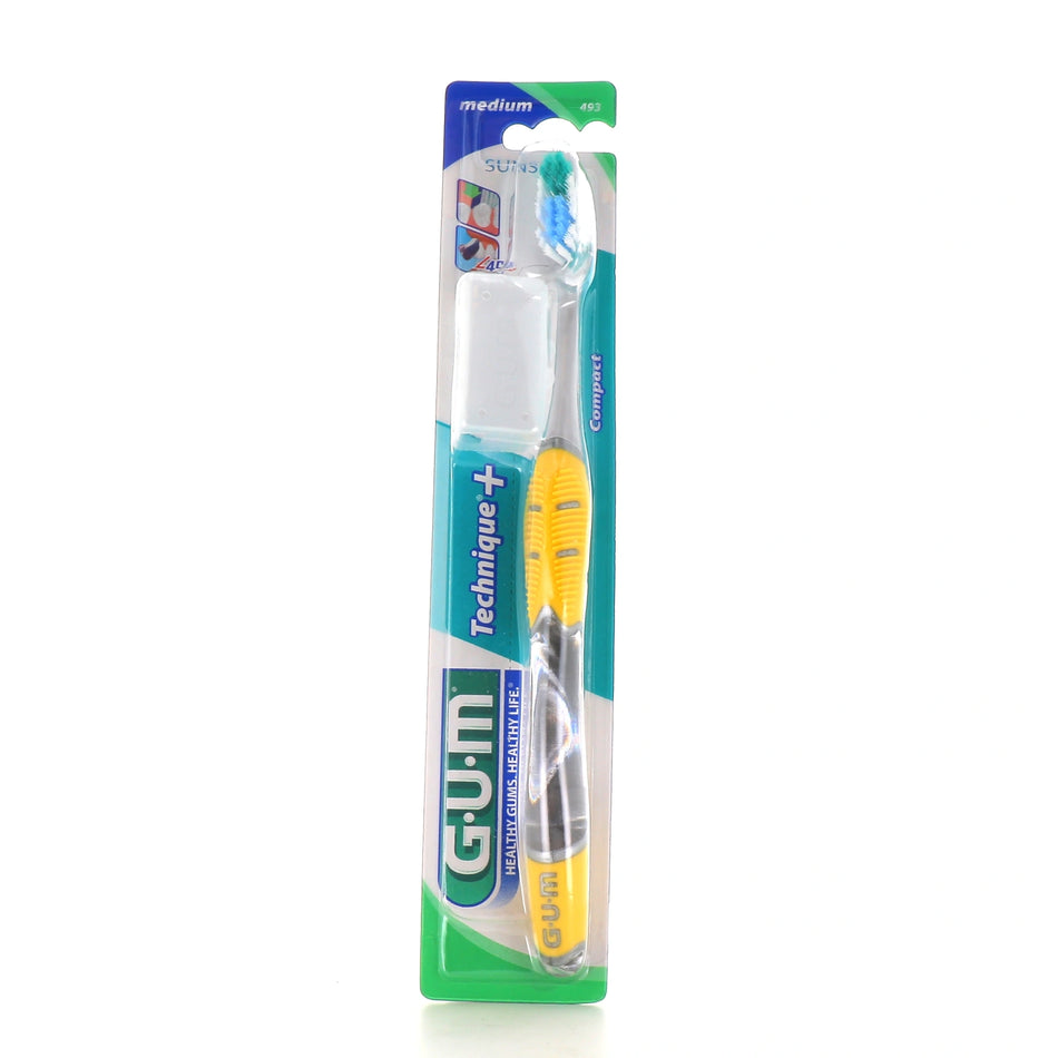 GUM Technique+ 492 Brosse à Dents Medium