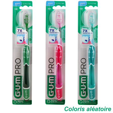 GUM Technique Pro 525 Brosse à Dents Souple