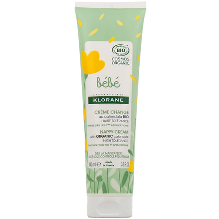 Klorane Bébé Crème Change Bio au Calendula – 100 ml