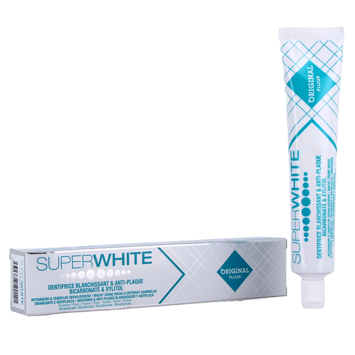 Superwhite Original Dentifrice Blanchissant au Fluor – 75 ml