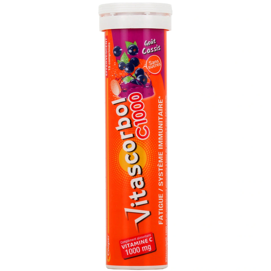 Vitascorbol Vitamine C 1000 – 20 Comprimés Effervescents